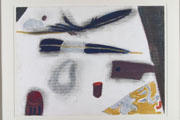 Tony O'Malley, Pigeons Notes, 1979, Gouache on paper, 27.5 x 37.5 cm, Collection Irish Museum of Modern Art, Heritage Gift from the McClelland Collection by Noel and Anne Marie Smyth, 2004