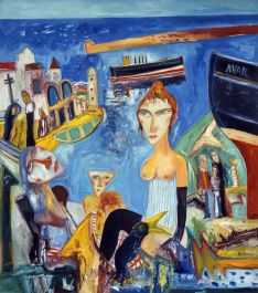 John Bellany,Avail, 1997, Oil on canvas, 173 x 152 cm, Collection Irish Museum of Modern Art, Purchase, 1999