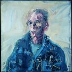 Nick Miller, Patrick Hall, 1994, Oil on Canvas, 86 x 86 cm, Collection Irish Museum of Modern Art, Purchase, 1997