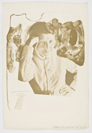 Robert Rauschenberg, Tanya Grossman, 1967, 57.6 x 39.4 cm.  The Novak O'Doherty Collection. © Estate of Robert Rauschenberg. DACS, London/VAGA, New York, 2010. Photo Ellen Page Wilson Photography, New York