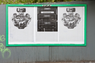 IPA billboards, IMMA Gate, Bow Lane 