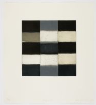 Sean Scully, Grey Robe, 2008, Aquatint, 55 x 50cm, Collection Irish Museum of Modern Art, IMMA Editions, Donated by the artist, 2008