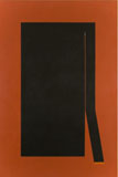 Cecil King, Thrust, 1984, oil on canvas, 185 x 120 cm, Collection Dublin
City University 