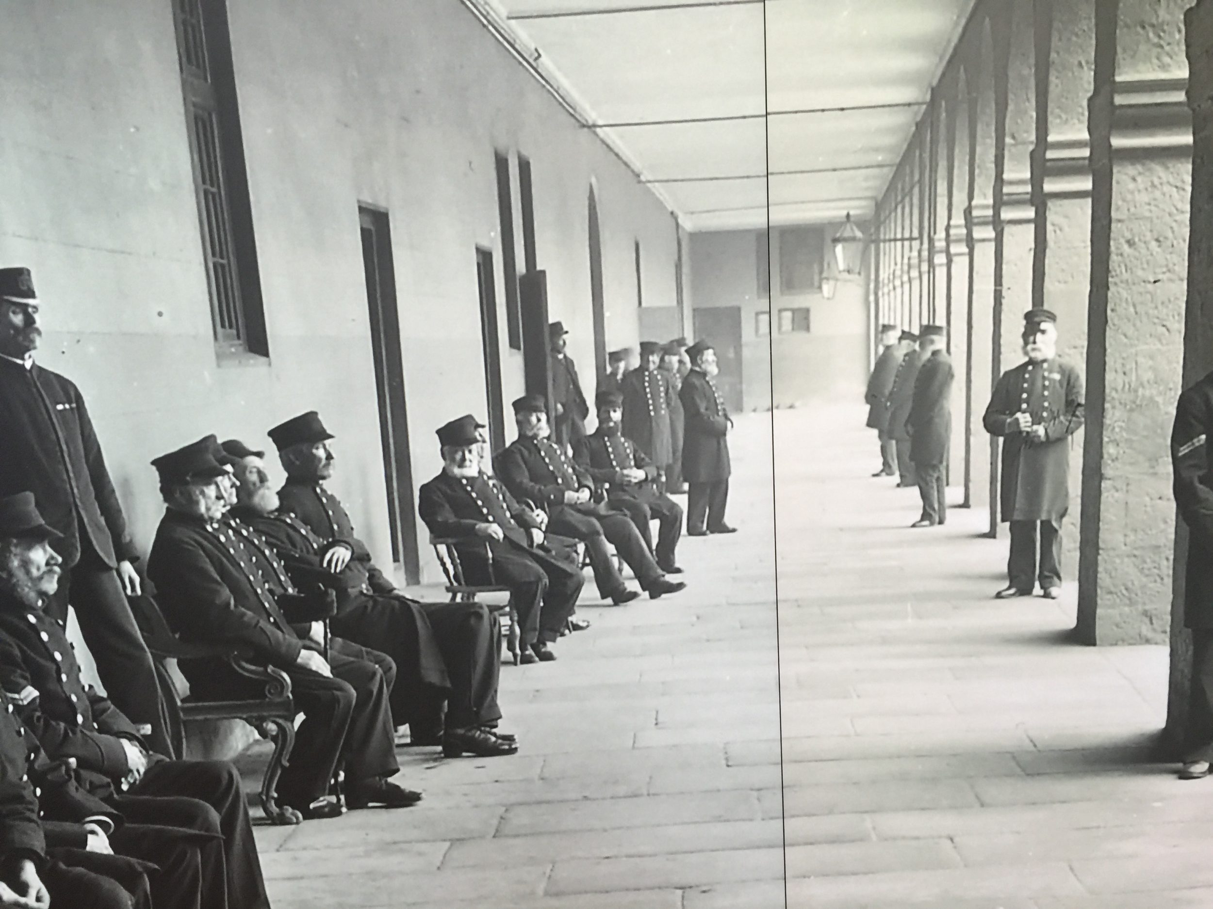 Historic photo from the Royal Hospital Kilmainham.