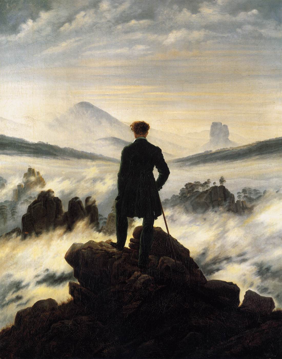 Caspar_David_Friedrich_ Wanderer above the sea of fog, 1818