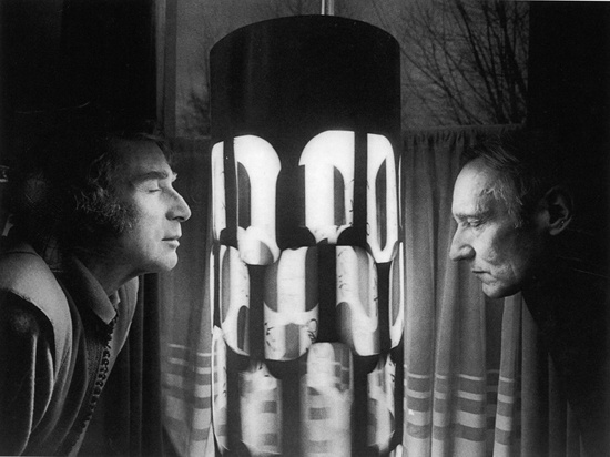 Brion Gysin and William Burroughs with the Dreamachine. Photograph by Charles Gatewood