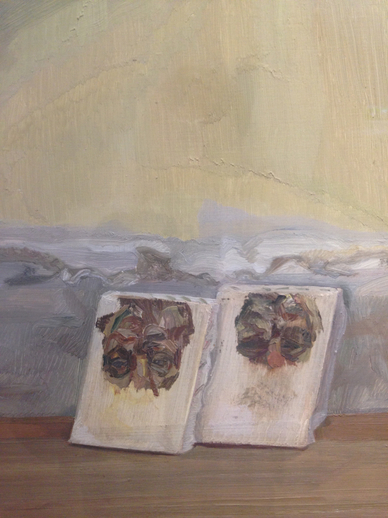 Detail image from Two Irishmen in W11, Oil on canvas, 172.7 x 141.6cm, 1984-85, Private Collection