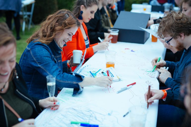 Outdoor workshops at the IMMA Summer Party 2017, Sunset Birth, Photo: Kyle Tunney