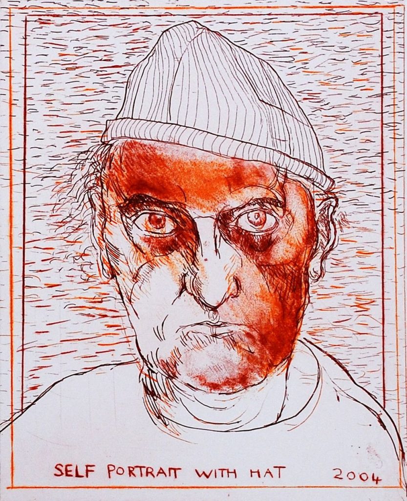 Artwork: Self Portrait with hat