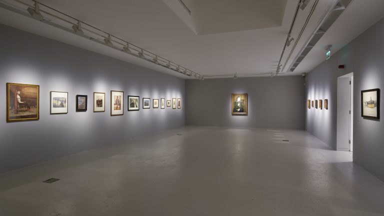 Installation view of 'Life Above Everything: Lucian Freud and Jack B. Yeats'. IMMA, Dublin. Photo by Ros Kavanagh.