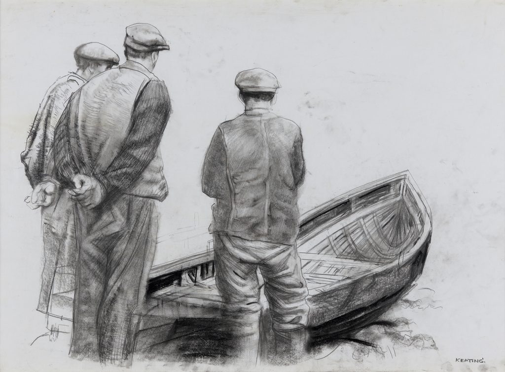 Artwork: Fishermen with Currach