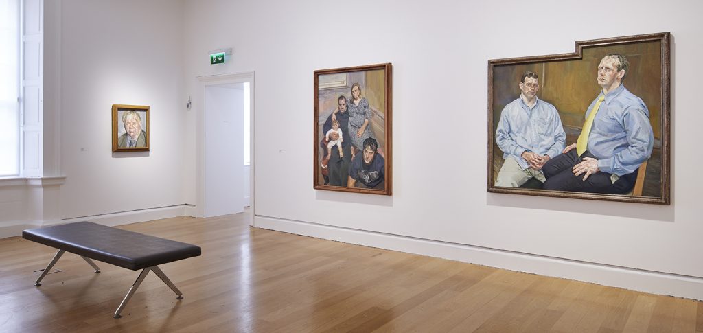 Installation view of 'Life Above Everything: Lucian Freud and Jack B. Yeats'. IMMA, Dublin. Photo by Ros Kavanagh