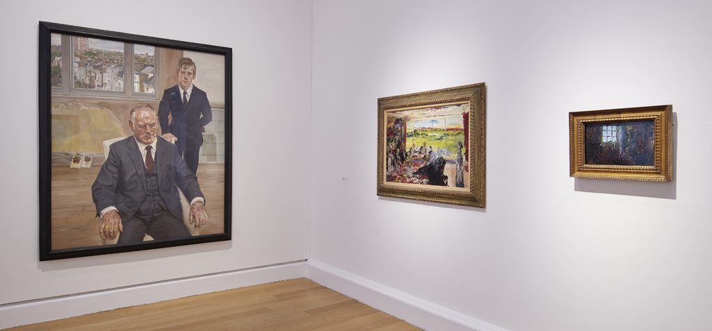 Installation view of 'Life Above Everything: Lucian Freud and Jack B. Yeats'. IMMA, Dublin. Photo by Ros Kavanagh