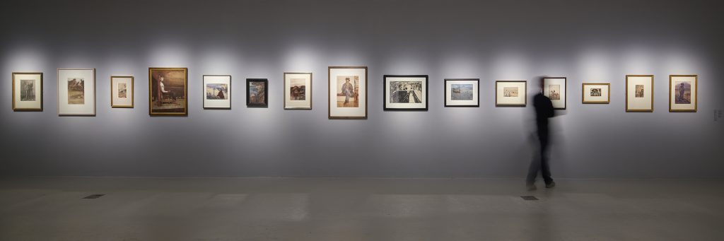 Installation view of 'Life Above Everything: Lucian Freud and Jack B. Yeats'. IMMA, Dublin. Photo by Ros Kavanagh