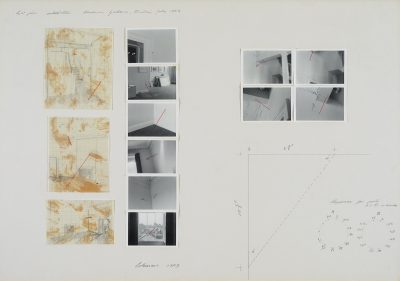 Documentation for an artwork, Light Piece – Proposal for an installation, Hendricks Gallery
