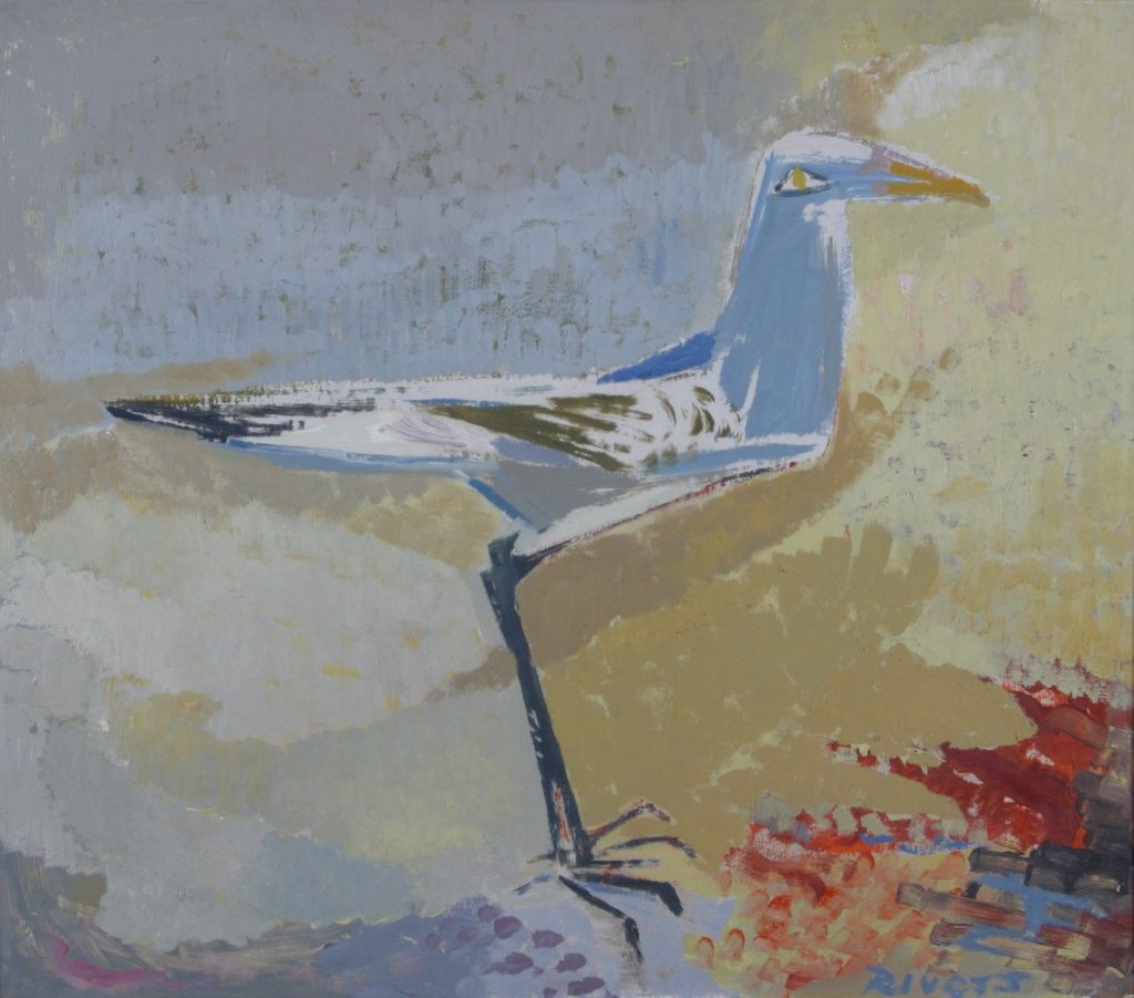 Elizabeth Rivers, Seabird on the Shore, 1962
