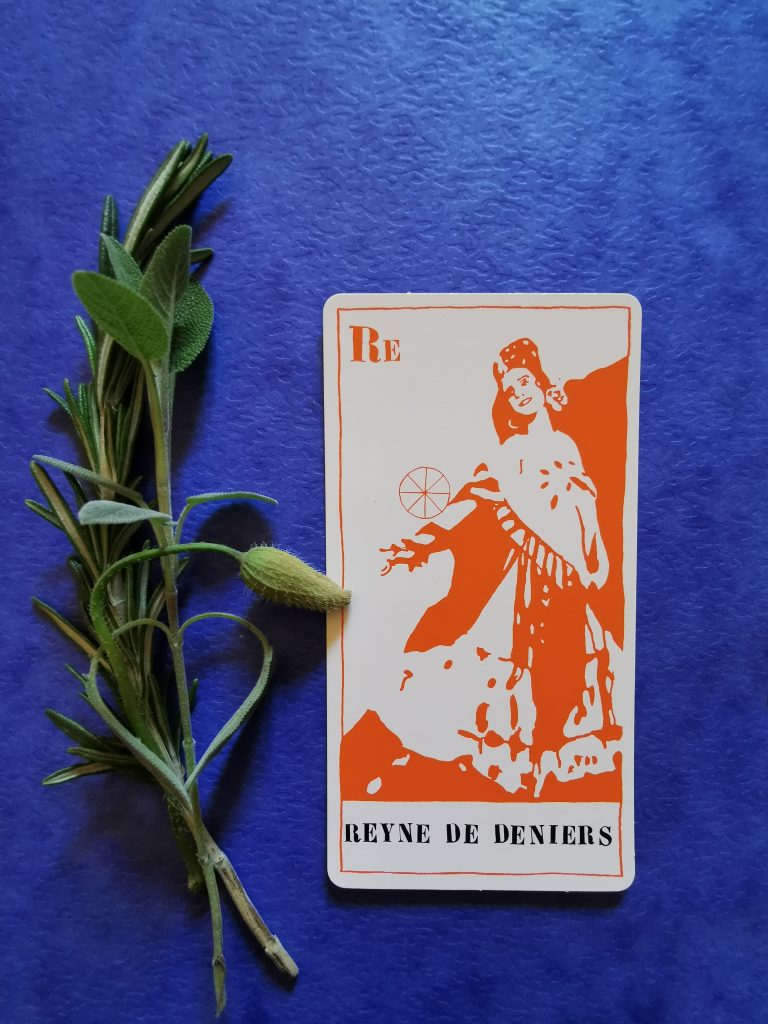 The Queen of Pentacles. Ulla von Brandenburg, Tarot Set, 2008