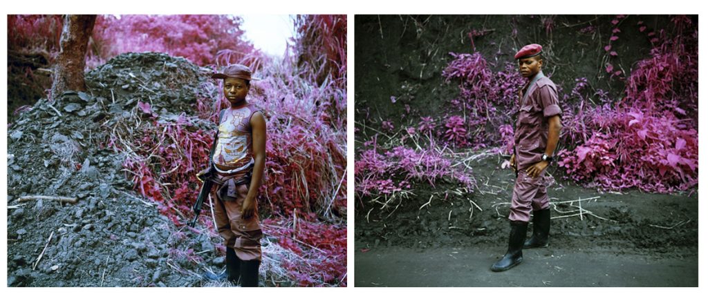 1. Richard Mosse, Growing Up In Public, 2011. 2. Richard Mosse, General Février, 2010