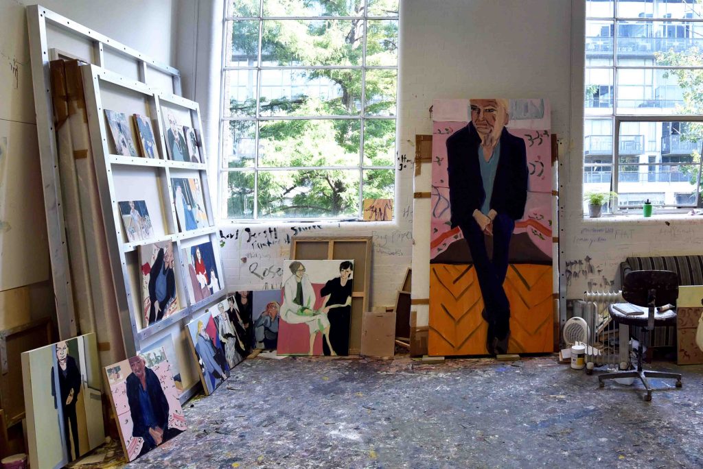Chantal Joffe Studio, Photographer: Isabelle Young © Chantal Joffe Courtesy the artist and Victoria Miro