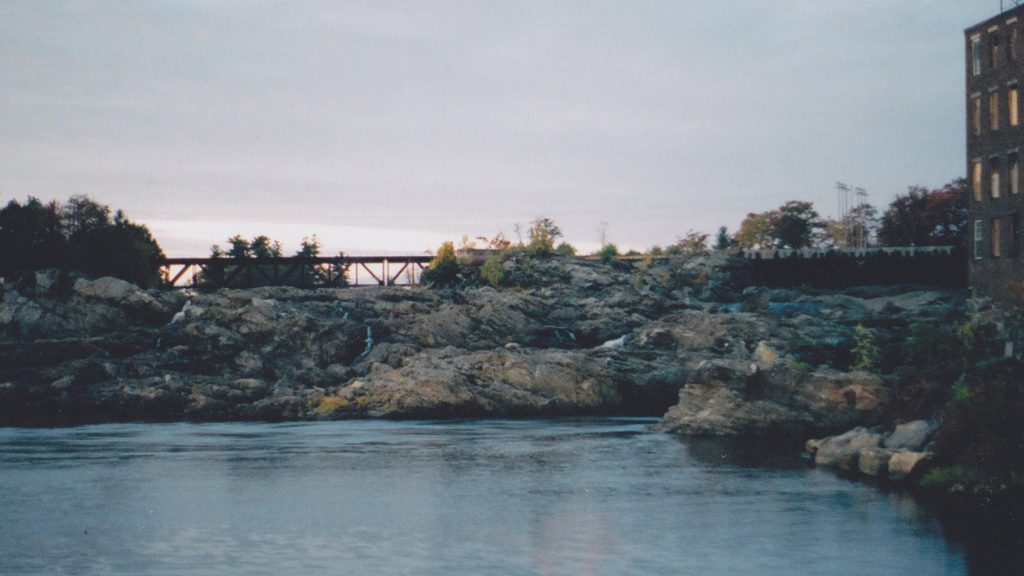 Bridge with Mill. SLR photograph by Beth O'Halloran (2006)