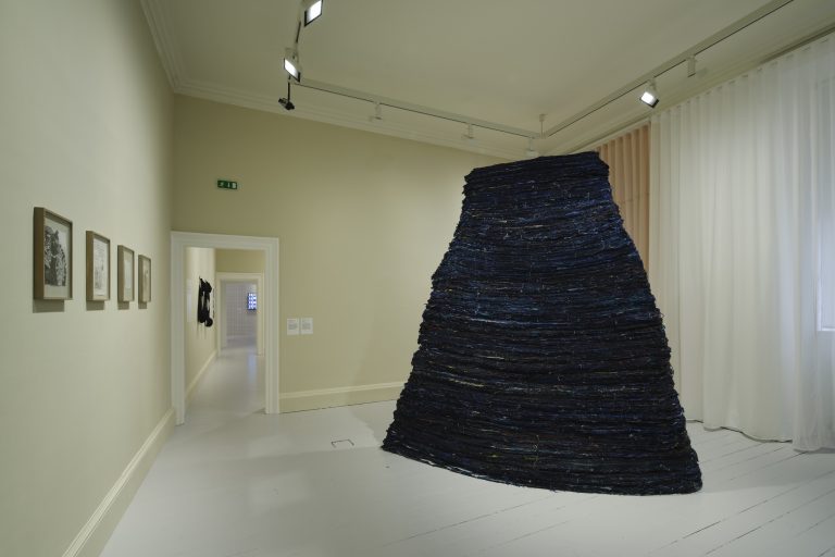 Gallery thumbnail. Installation view Narrow Gate of the Here-and-Now: Social Fabric, IMMA, Dublin. Photo Ros Kavanagh.