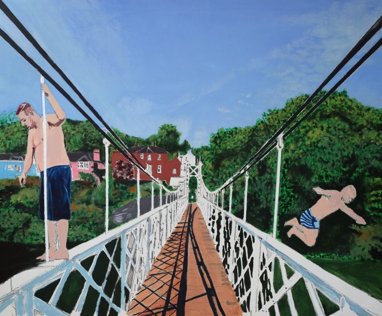 Shakey Bridge, 2022, Created by a young person participating in Gaisce – The President’s Award at Oberstown Children Detention Campus