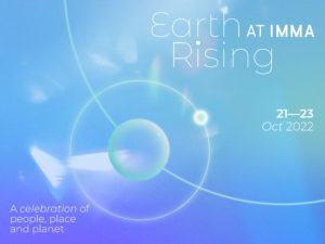 Poster for Earth Rising Eco Art Festival taking place at IMMA from 21 to 23 October 2022
