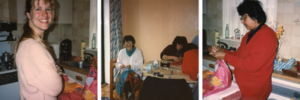 Art studio in Bernie McCarville’s Jobstown kitchen. Photos by Bernie McCarville