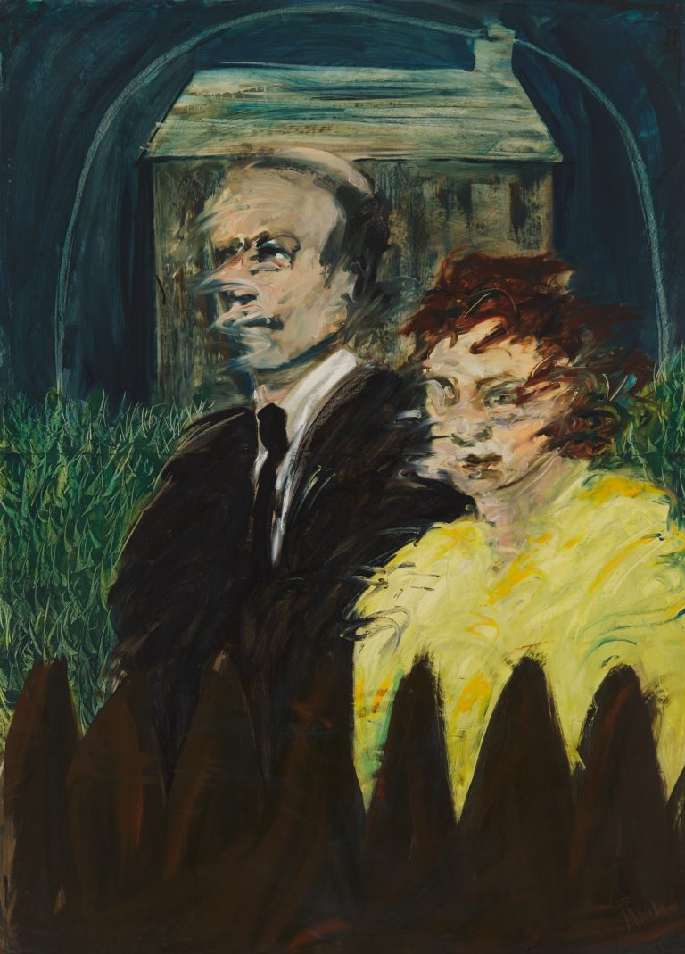 Gallery thumbnail. Patricia Hurl, Irish Gothic (Living Room), Oil on paper 123 x 90 cm,Photography: Denis Mortell Photography,Image © the artist 