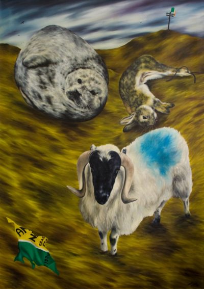 The Sheep that are Dyed Blue Belong to Hammy Sloan,