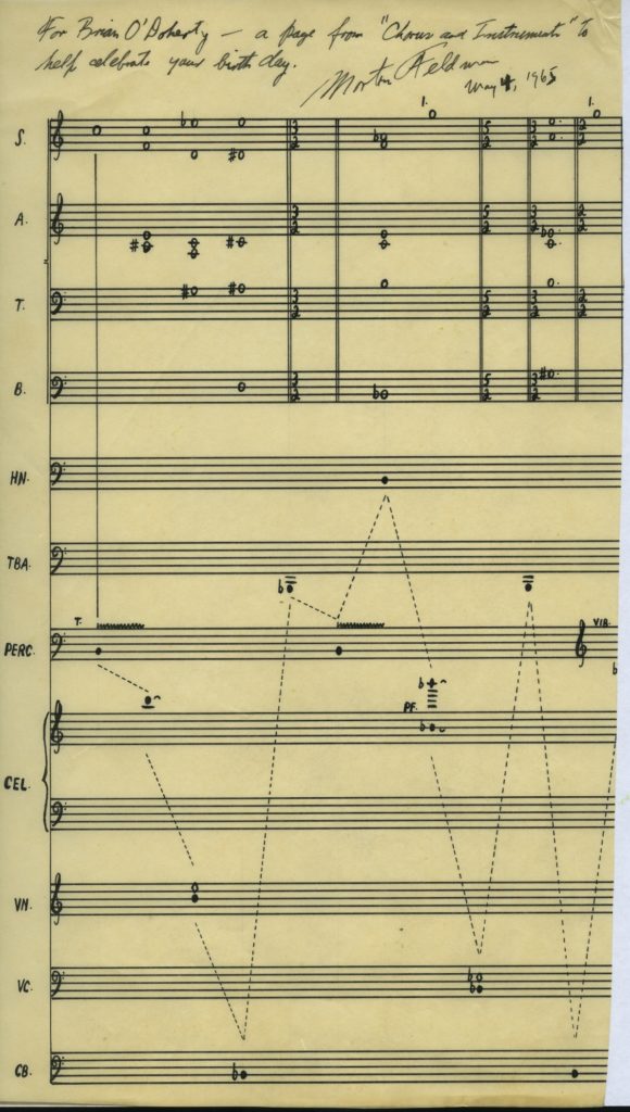 Artwork: Page from Chorus and Instruments