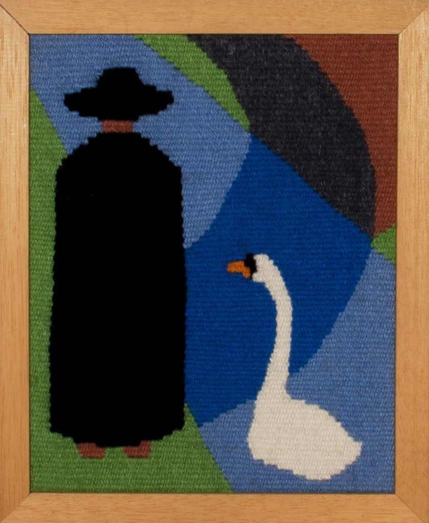 Artwork: Cleric and Swan by Grand Union Canal, London