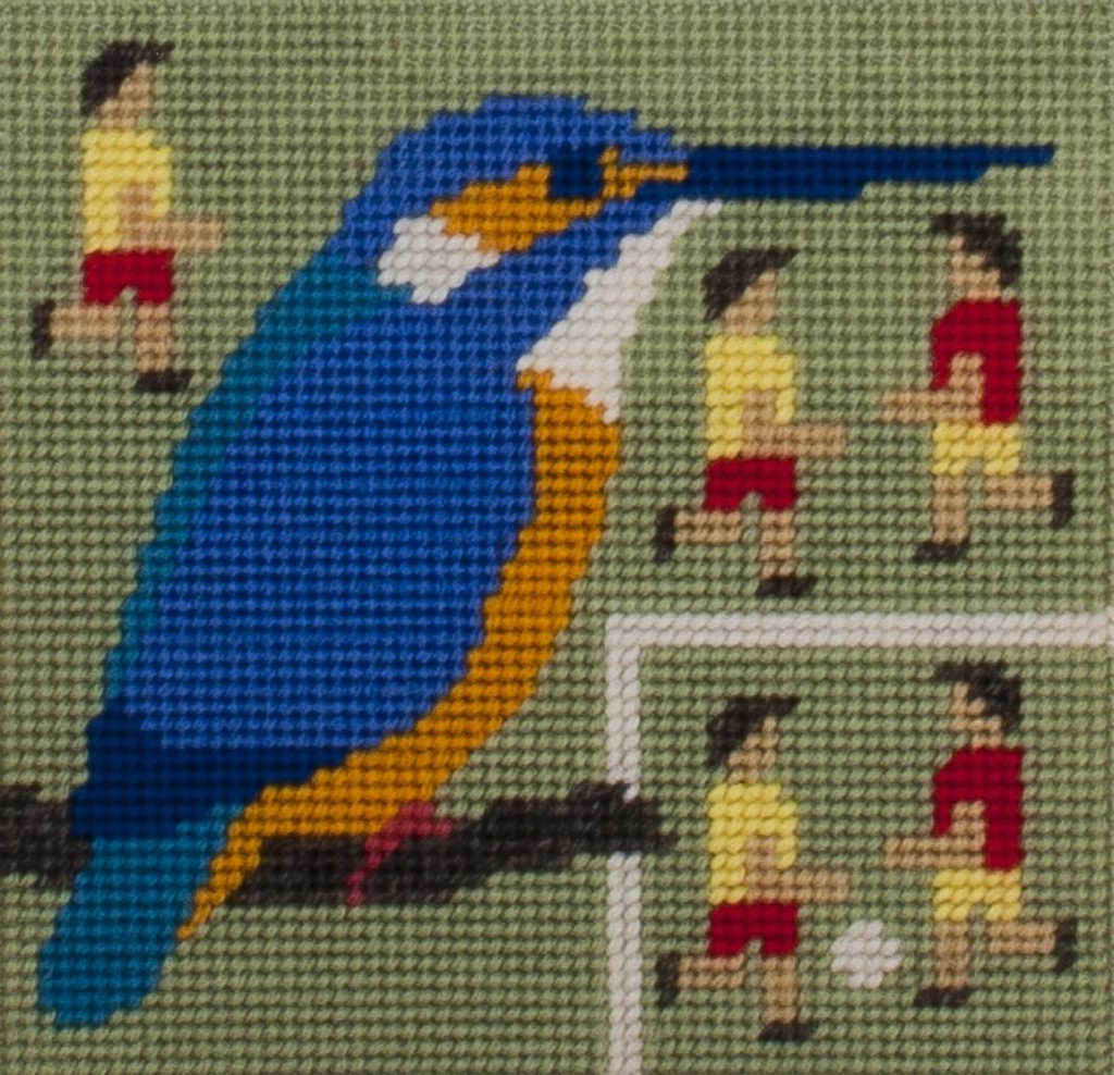Artwork: Kingfisher and Soccer