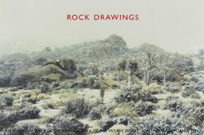 Rock Drawings (12 rock drawings and one photo-piece and certificate in portfolio case bound in black buckram)