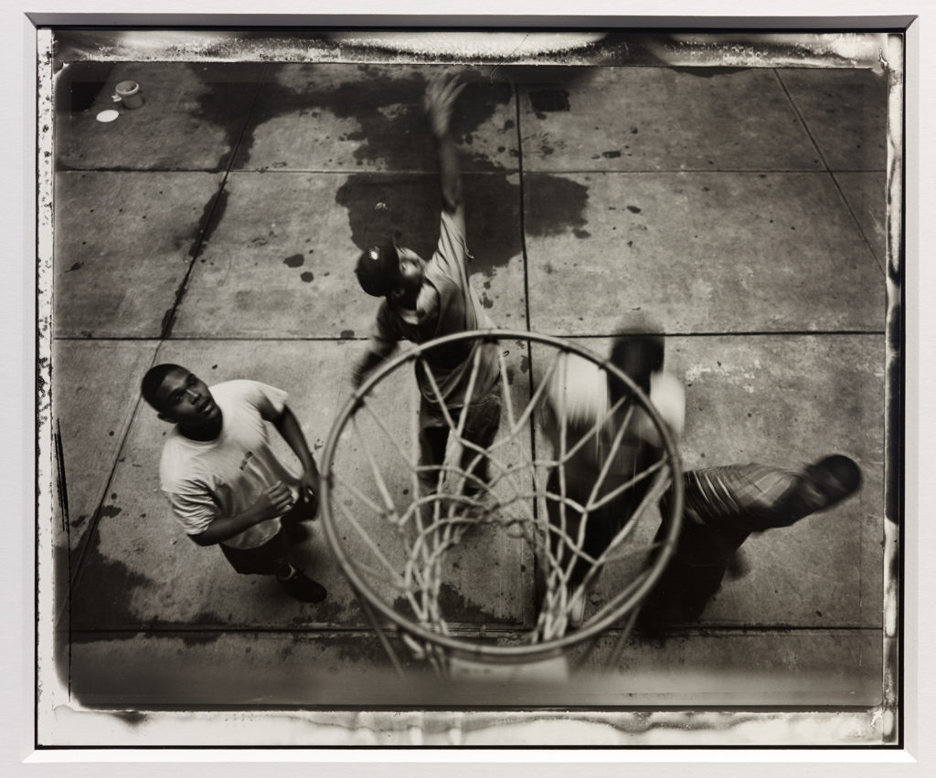 Artwork: Shooting Hoops at Jaimie’s, Metropolitan Avenue, Williamsburg, Brooklyn