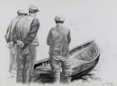 Fishermen with Currach
