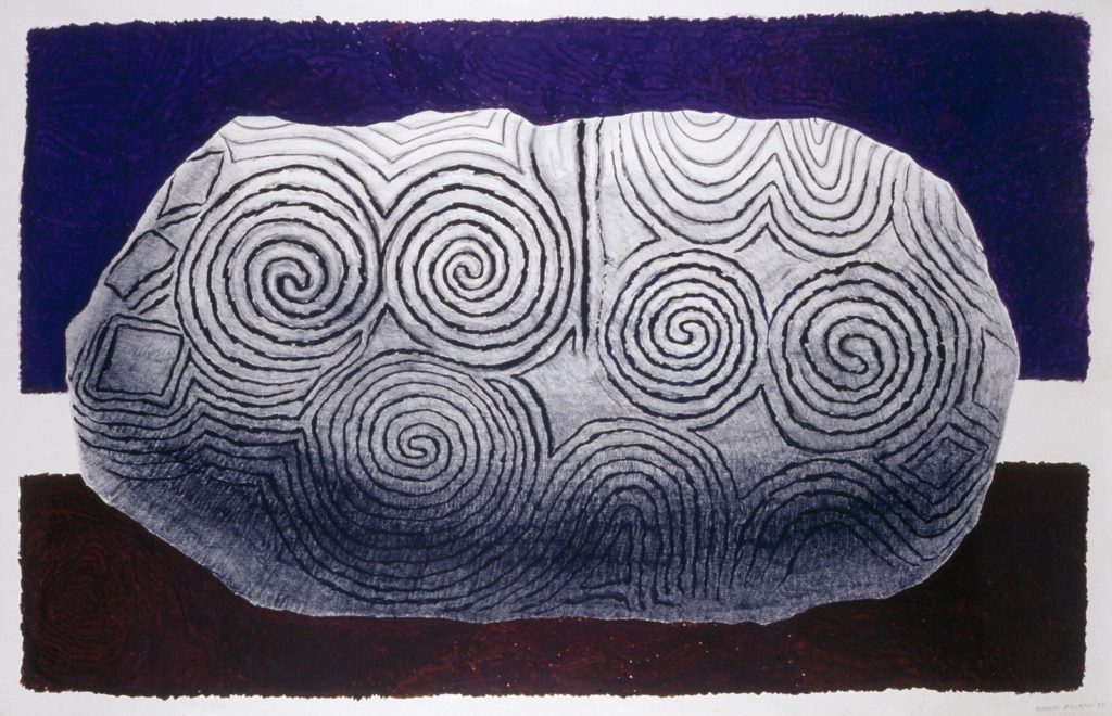 Artwork: Untitled (large stone at Newgrange)