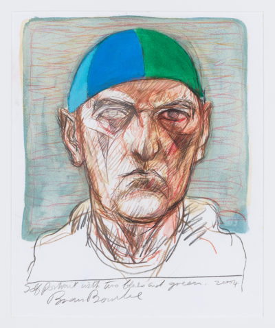 Self Portrait with Blue, Red and Green