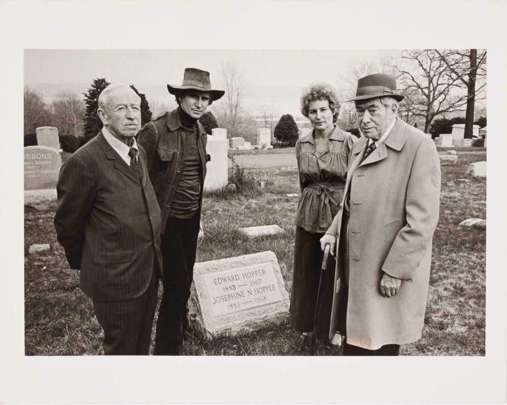 Artwork: John Clancy (Rehn Gallery), Brian O’Doherty, Barbara Novak
and Lloyd Goodrich (former Director of the Whitney Museum)