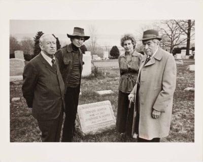 John Clancy (Rehn Gallery), Brian O’Doherty, Barbara Novak
and Lloyd Goodrich (former Director of the Whitney Museum)