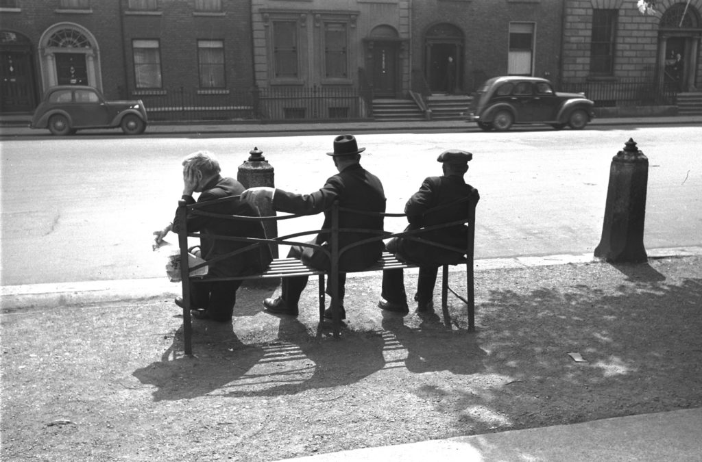 Artwork: Old Men Sitting, St Stephen’s Green