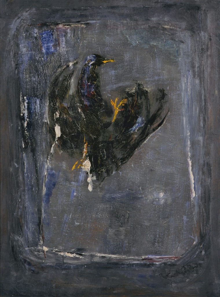 Artwork: Bird Against the Window