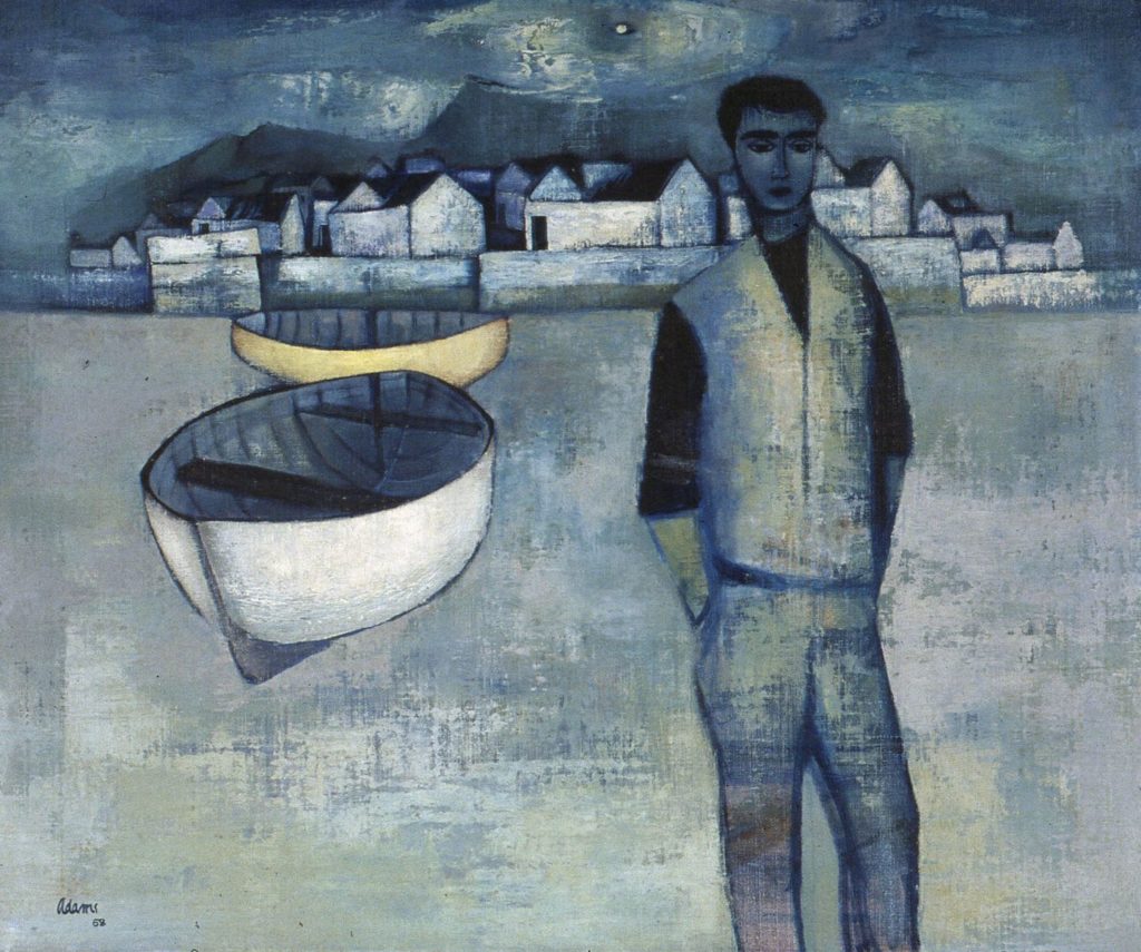 Artwork: Fisherman and Boat