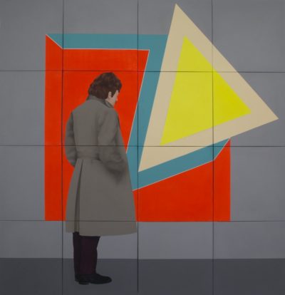 Man with a Frank Stella