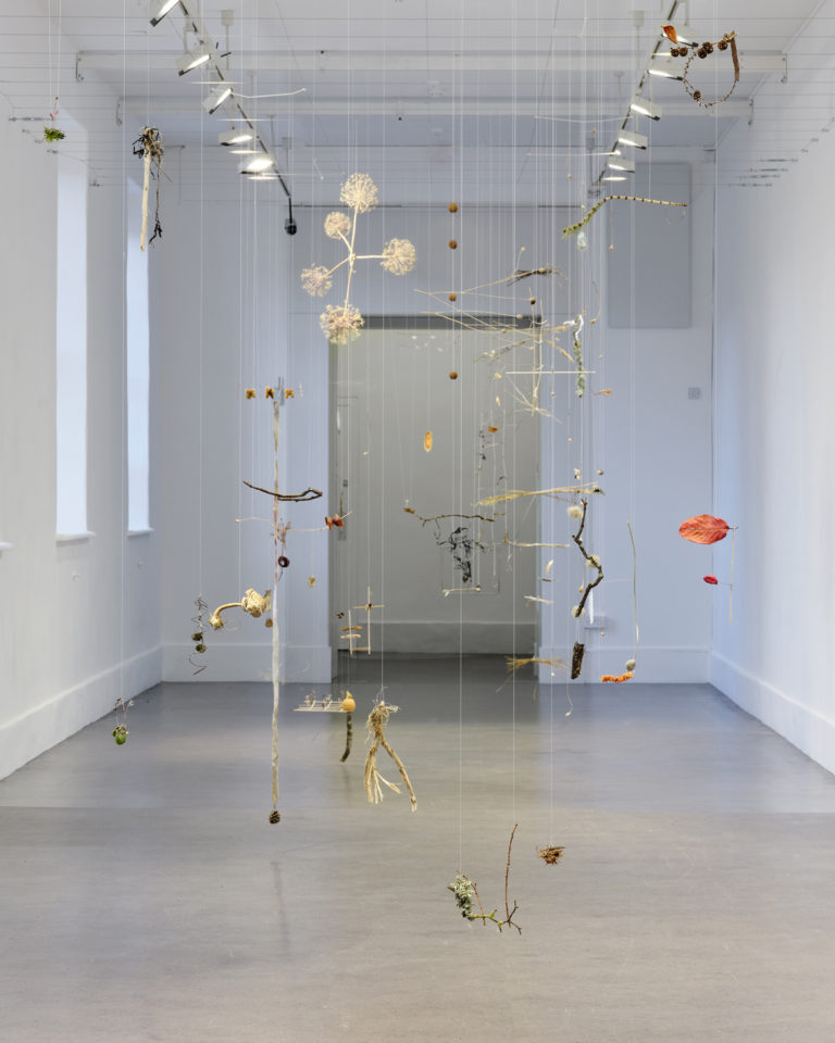 Gallery thumbnail. Installation view of Cecilia Vicuña: Reverse Migration, a Poetic Journey, at IMMA, Dublin, 7 Nov 2025 – 5 July 2026. Photo Ros Kavanagh.  