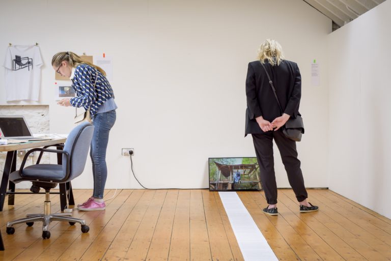 Gallery thumbnail. Emma Wolf Haugh, Open Studios, 2019. Photo Credit: Louis Haugh