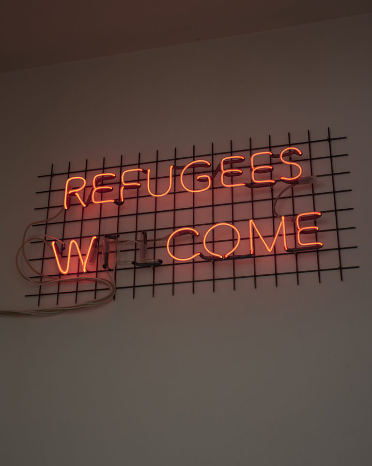 Gallery thumbnail. Installation view, Technologies of Peace: Art and Transition in Contemporary Europe (1989-2026), IMMA 2026. Photo by Ros Kavanagh