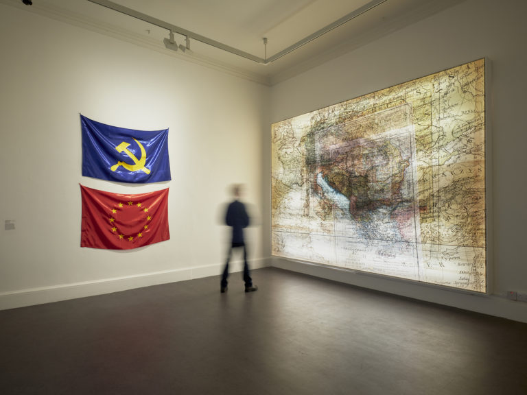 Gallery thumbnail. Installation view, Technologies of Peace: Art and Transition in Contemporary Europe (1989-2026), IMMA 2026. Photo by Ros Kavanagh