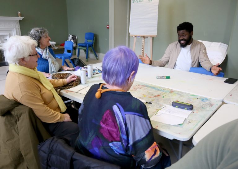 Gallery thumbnail. Art in Motion Workshop, Matheson Creativity Hub, March 2026, IMMA. Photo Mark Stedman