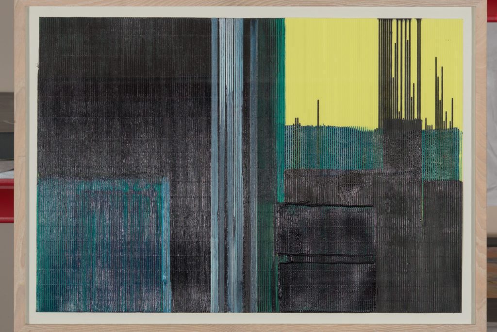 Artwork: Corrugated Drawing VI